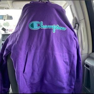 Champion purple hoodie